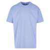 BY102 Heavy oversized tee Viola Blue colour image