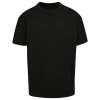 BY102 Heavy oversized tee Black colour image