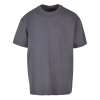 BY102 Heavy oversized tee Dark Grey colour image