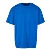 BY102 Heavy oversized tee Cobalt Blue colour image