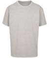 BY102 Heavy oversized tee Grey colour image