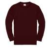 CR03 Organic Organic Comfort Cut Sweatshirt Burgundy colour image