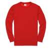 CR03K Organic Organic Comfort Cut Kids Sweatshirt Red colour image
