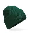 BB385R B385R Classic engineered deep-cuffed beanie Bottle Green colour image