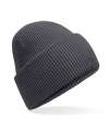 BB385R B385R Classic engineered deep-cuffed beanie Graphite Grey colour image