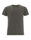 EP100 Organic Unisex Jersey T Shirt Stone Wash Grey colour image