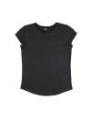 EP16 Women's Rolled Sleeve T Shirt ash black colour image