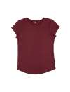 EP16 Women's Rolled Sleeve T Shirt Burgundy colour image