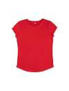 EP16 Women's Rolled Sleeve T Shirt Red colour image