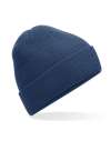 BB376R (B376R) Ribbed Beanie Steel Blue colour image