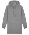 SX121 Stella Streeter women's hoodie dress Mid Heather Grey colour image