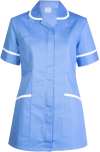 UC923 Ladies Premium Tunic Hospital Blue colour image