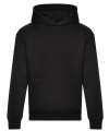 JH120 Heavyweight signature boxy hoodie Deep Black colour image