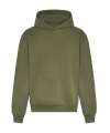 JH120 Heavyweight signature boxy hoodie Earthy Green colour image