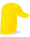 BB11B Kids Legionnaire Style Cap Yellow colour image