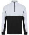 LV874 1/4 Zip Tracksuit Top Black / White colour image