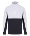 LV874 1/4 Zip Tracksuit Top Navy / White colour image