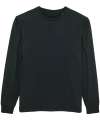 SX053 Unisex Long Sleeve Organic T shirt Black colour image