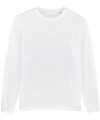 SX053 Unisex Long Sleeve Organic T shirt White colour image
