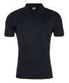 JC021 Smooth Polo Shirt Jet Black colour image