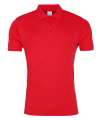 JC021 Smooth Polo Shirt Fire Red colour image