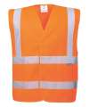 PW416 Eco Hi vis vest Orange colour image