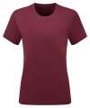 TR020 Women's TriDri® performance t shirt Burgundy colour image