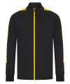 LV871 Knitted tracksuit top Black / Gold colour image