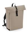 BG335 Matte PU Roll Top Backpack Clay colour image