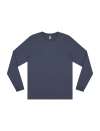 EP185L earth positive premium long sleeve t-shirt FADED NAVY colour image