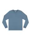 EP185L earth positive premium long sleeve t-shirt Blue Dusk colour image