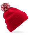 BB450R Recycled Snowstar® Beanie Classic Red / White colour image