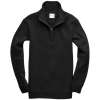 W75 Quarter Zip Sweatshirt Black colour image