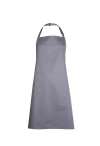 UC940 Bib Apron With Pocket Dark Grey colour image