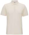 AQ017 Men's coastal vintage wash polo Vintage White colour image