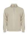 CQ021033 ¼ zip Sweatshirt Light Khaki colour image