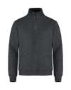 CQ021033 ¼ zip Sweatshirt Anthracite Melange colour image