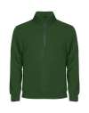 CQ021033 ¼ zip Sweatshirt Bottle Green colour image