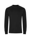 JC023 Long sleeve active T Jet Black colour image