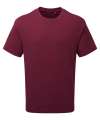 AM15 Unisex Organic Heavyweight T Shirt Burgundy colour image