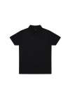 BAM03 Bamboo Jersey Polo shirt Black colour image