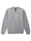 GD612 SF008 SoftStyle® Midweight Fleece 1/4 Zip Sweatshirt Ringspun Sport Grey colour image