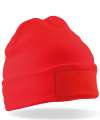 RC934 Recycled ThinsulateTM printers beanie Red colour image