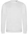 JT002 Long Sleeve Tri Blend T Shirt White colour image