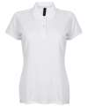 H102 Ladies Pique Polo White colour image