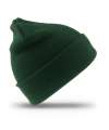 RC29J RC029B Kids Woolly Ski Hat Bottle Green colour image