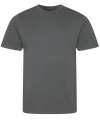 EA01J Kids Cascade organic tee Charcoal colour image