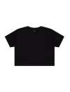 EP026 Earth Positive Women's Premium Boxy T shirt Black colour image