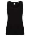 SK123 Ladies Feel Good Stretch vest Black colour image