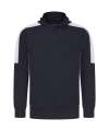 LV341 Unisex team Hoodie Navy / White colour image